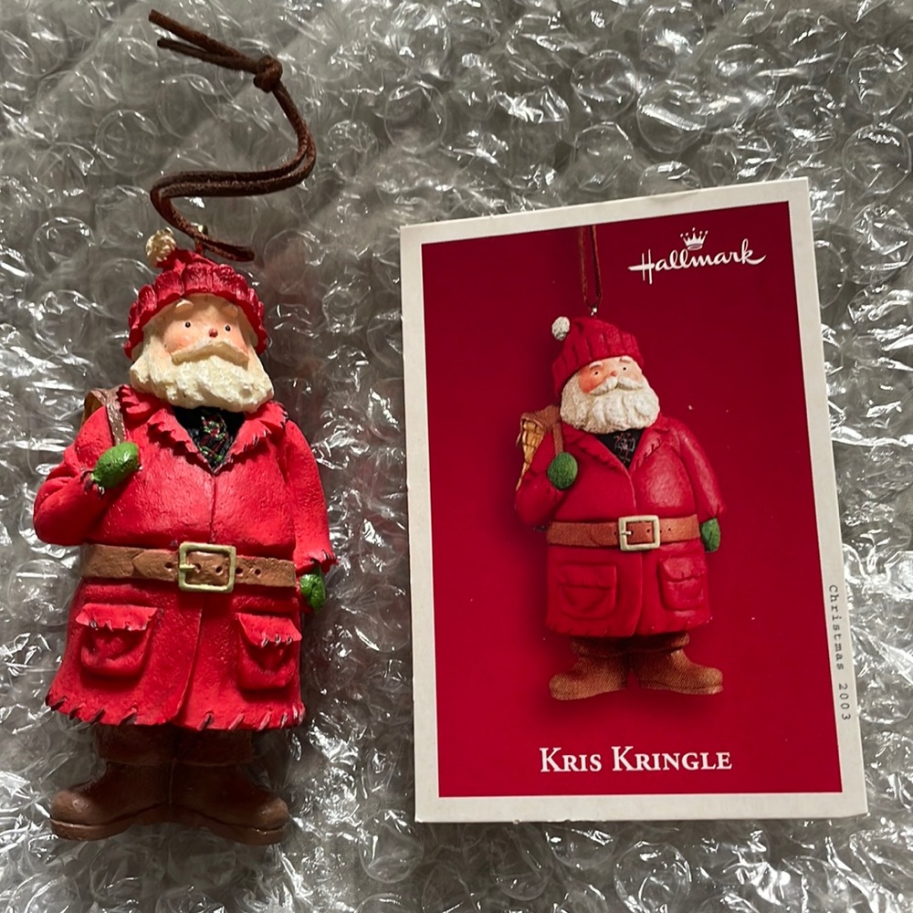 Hallmark Keepsake ornament Kris Kringle 2003. Price firm.